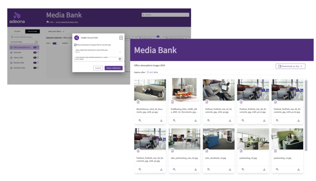 Adeona Media Bank Collections